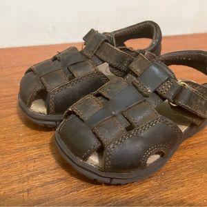 Boys size 5.5c - leather upper